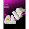 Huadehao Jia Shi Rodillo Pequeño para Pintar de 4 Pulgadas Resistente a Solventes Núcleo de Rodillo para Pulgar Pelo Grueso Pelo Fino Rodillo de Reparación con Pegamento Caliente
