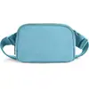 Bolsa de Cintura Lulu Estilo Igual Bolsa de Armazenamento Impermeável de Nylon Bolsa Transversal Esportiva de Lazer ao Ar Livre para Homens e Mulheres Bolsa de Peito de Grande Capacidade