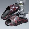 Pantuflas de Sentir Niños Verano Ropa Moderna Estudiantes Masculinos Moda Exterior Suela Gruesa Antideslizante Sandalias Deportivas y Pantuflas Comercio Exterior