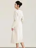 2616302-Nanyou Estilo Pequeña Fragancia Vestido Dignificado Elegante para el Trabajo Otoño Invierno Nueva Ropa para Mujer Manga Larga Falda Ceñida a la Cintura