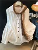 Camisa de manga larga estilo minimalista de lujo ligero con cintas para mujer, moda de principios de otoño, top de diseño elegante y estiloso