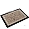 Alfombrilla de Suelo de Barro Diatomeas con Patrón de Flor de Viento Usada para Baño Inodoro Absorción de Agua Secado Rápido Antideslizante Almohadilla para Pies Resistente a la Suciedad Fácil de Limpiar Felpudo