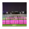 Engenharia Transfronteiriça Padel Personalizado Padel Panorâmico Quadra de Padel Tênis Estádio Interno e Externo Fabricante de Cercas