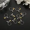 Acessórios para Brincos DIY Clipe de Orelha U-Shaped de Resina Japonês e Coreano Invisível Conversor para Brincos de Argola de Metal Brincos Sem Furo