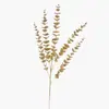 Galhos de Eucalipto com Lantejoulas e Folhas de Dinheiro Artificiais, Enfeite de Balde da Fortuna de Cinco Pontas, Decoração de Casa, Adereço Simples para Fotografia