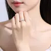 Anillo de Lazo Plata Pura 999 Estilo Japonés y Coreano Dulce y Fresco Estilo Ins Anillo de Cola Completamente de Plata de Lujo Ligero Sensación de Gama Alta para Mujeres