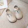 Zapatos Pequeños de Cuero para Niños Primavera y Otoño Lindos Dibujos Animados Moda para Niñas Bebés Zapatos de Princesa Suela Suave Guardería 1-3