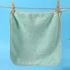 Toalha Quadrada de Veludo Coral, Toalha Quadrada Pequena para Jardim de Infância, Toalha de Rosto, Pano de Limpeza Doméstico, Toalha de Mão, Não Absorvente de Óleo, Macia