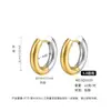Aros de Oreja de Moda Transfronterizos al por Mayor en Stock para Mujer, Acero de Titanio, Lujo Ligero, Sensación de Alta Gama, Estilo Europeo y Americano, Estilo Ins, No se Desvanecen