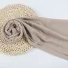 132S Disponible Bufanda de Seda Chifón Perlado Lisa para Mujer Bufanda 70*180 Estilo Básico Pañuelo para la Cabeza Bufanda Larga