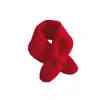 Bufanda Infantil Otoño e Invierno Estilo Coreano Color Caramelo Bufanda para Cuello para Hombres y Mujeres Bebé Caliente Bufanda de Lana Tejida Cruzada para el Cuello