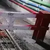 Protección de vía de mina tope de riel neumático para minería, bloqueo estable, acción sensible, equipo de seguridad para minas subterráneas