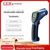 Termômetro infravermelho portátil CEM Huashengchang DT-8818H industrial alta temperatura emissividade ajustável medição de temperatura sem contato
