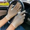 Guantes de Protección Solar, Estilo Delgado de Verano, Guantes de Joyería de Spandex de Alta Elasticidad para Hombre, Venta al por Mayor para Conducir y Ciclismo, Protección UV para Mujer