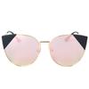 Gafas de sol Jamie 9028 Estilo Europeo y Americano Ojo de Gato para Mujer, Lentes Oversize Versátiles de Moda, Gafas de Moda Callejera para Hombre