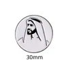 Modelo Quente Transfronteiriço Oriente Médio Emirados Árabes Unidos Retrato do Rei Senhor Esmalte Pintado Emblema Adesivo para Celular Pronto para Entrega