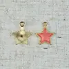 Cielo Estrellado Luna Sol Estrella de Frontera Aleación Esmalte Joyería Colgantes DIY Pulsera Collar Colgante Accesorios Mayoreo