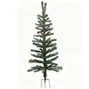 Árbol de Navidad de PVC Encriptado Decoración Navideña Verde Simulación Transfronteriza Plegable Lápiz Árbol de Navidad Flockado