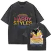 Tamanho Europeu TransfronteiriçoVintage LavadoHarry Sty Juntos Turnê 2026 Merch t