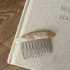 Pasador de Acetato Simple para Flequillo Pasador Textura Patrón Mármol Diente de Hierro Peine para el Cabello Inserto Peine Estilo Coreano Accesorios para el Cabello