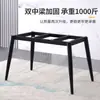 Mesa de Laje de Pedra de Medida Dupla, Pernas de Mesa de Azulejo Cerâmico, Base de Mesa de Mármore, Mesa de Escritório, Suporte de Mesa de Jantar, Suporte de Metal, Base de Mesa de Centro