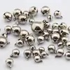 Sino de Natal em Forma de Sino de Cobre Colorido Níquel Galvanizado Pingente Acessório Metal Aberto Sino Pequeno Joias DIY Venda por Atacado