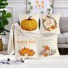 Amazon Funda de Cojín de Acción de Gracias de Otoño Calabaza Cojín Decorativo Funda de Cojín Transfronteriza Cojín de Sofá Sala de Estar