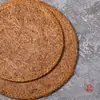 Esterilla de té de fibra de calabaza natural, posavasos aislante del calor tejido a mano, accesorio para ceremonia del té, soporte para tetera Kung Fu, esterilla de té estilo chino vintage