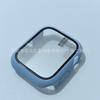 Adecuado para carcasa protectora de Apple Watch, película templada integrada, Applewatch9/8/7, carcasa dura de PC resistente a caídas, carcasa Ultra