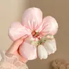 Lazo para el cabello dulce de tamaño grande que no daña el cabello, con estilo perezoso y suave para la cabeza, con lunares, perfecto para el verano