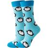 Calcetines de otoño e invierno de Amazon para mujer, calcetines de animales, calcetines de frutas, calcetines de marea para hombre, calcetines de comida divertidos.