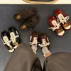 Salto Alto de 6cm~Couro Genuíno 2026 Novo Estilo Outono Cor Retro Color-Blocking Cadarço Versátil Casual Esportivo Sapatos de Treino Alemães para Mulheres