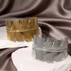 Lele Jewelry Novos Produtos Transfronteiriços Estilo Europeu e Americano Folha Exagerada Flor Linha Irregular Pulseira Moda Hip-Hop Anel
