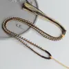 Corda para Pingente de Fio de Algodão Torcido à Mão Colar Estilo Xizang para Mulheres, Pingente de Jade Thangka, Jadeíta, Acessórios de Corda para Joias DIY Dourados para Homens
