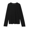 Amor y Nancy Trece Líneas Verano Cuello Redondo Máscara Enfriamiento Tencel Protección Solar Manga Larga Camiseta Mujer 22003 Cubierta de Protección Solar