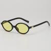 Zhang Yuanying Gafas Nerd de Montura Estrecha Retro Ovaladas Color Leopardo Gafas de Montura Pequeña para Mujer con Miopía y Cara Pequeña