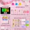 Color transparente cera de gelatina amasado música diy bolsa de material traje molde juguete descompresión para niños artefacto de descompresión para niña