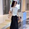 Conjunto de Atuendo de Verano Súper Moderno 2026, Estilo Ootd, Rejuvenecedor y Elegante, Vestido Muy Hermoso, Conjunto Casual de Manga Corta para Mujer