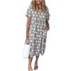 Comercio exterior Amazon vestido corto de verano con lunares y bolsillo holgado XX0165
