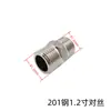 Acero Inoxidable 201 Diámetro Variable Grueso a Fino Alambre Doble Exterior Extensión Directa 4 Minutos a 6 Minutos 1 Pulgada Cabeza Grande y Pequeña Unión a Tope