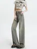 Jeans Vintage de Pierna Ancha para Mujer, Nuevo Estilo Otoño/Invierno 2025, Pantalones Rectos Holgados Estilo Bf Perezoso, Marca de Tendencia