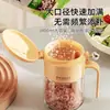 Frasco de condimento sellado a prueba de humedad Botella de condimento de vidrio con cuchara Cocina Hogar Caja de condimento de sal Tarro de sal de condimento Tarro sellado