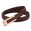 Cinto feminino direto da fábrica calças de couro cinto decorativo moda Coringa simples cinto de fivela lisa feminina