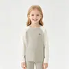 Ropa de otoño y pantalones para niños, ropa de otoño antibacteriana clase A para niñas, pantalones de otoño para niños que no requieren ropa interior, ropa para casa y pijamas para niños mayores