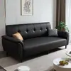Sofá Cama Plegable Multifuncional Todo en Uno de Doble Uso para Sala de Estar, Habitación de Alquiler, Oficina, Sofá de Cuero Anti-Arañazos para Gatos