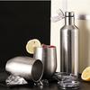 Conjunto de presente de garrafa de vinho tinto 500ml Copo de carro de aço inoxidável 304 12oz casca de ovo Champagne copo térmico de presente