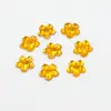 Flor de Ameixa Acrílica 7mm Fundo Banhado em Acrílico Gesso Fundo Plano Diamante DIY Joias Acessórios de Cabelo