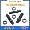 Conector de Transición para Extensión de Tubería de Aceite de Alta Presión Conector Pasamuros Hidráulico Rosca Exterior Doble Extremo Estándar Americano Métrico 1416/18D Estándar Americano