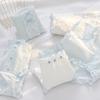 Ropa Interior Dulce Azul Fresco para Mujer Clase A Algodón Bebé 10A Entrepierna Antibacteriana Transpirable Cintura Media Calzones de Cadera para Niñas