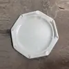Prato de Cerâmica Redondo Grande para Uso Doméstico, Prato Grande para Servir de Restaurante Chinês, Tigela de Sopa, Prato Dividido, Espessado